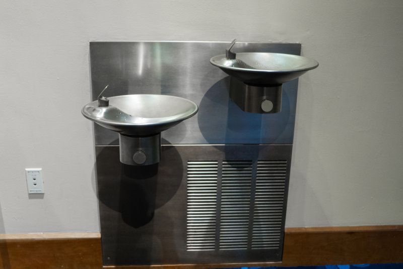 drinking fountain installation