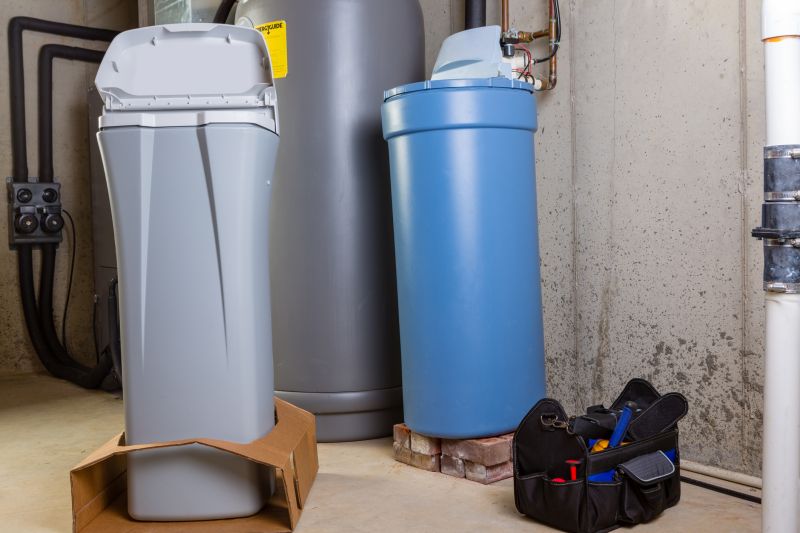 Water Softener Setup in Basement